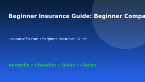 Beginner Insurance Guide: Beginner Comparison Steps for Australian Readers 2026 - InsuranceZN guide