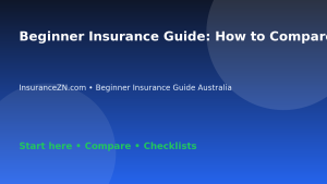 Beginner Insurance Guide: How to Compare Insurance Without Getting Confused - Australian insurance guide