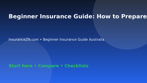 Beginner Insurance Guide: How to Prepare for an Insurance Claim Before It Happens - Australian insurance guide