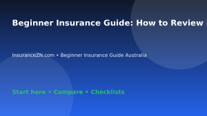 Beginner Insurance Guide: How to Review Insurance Before Retirement - Australian insurance guide