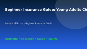 Beginner Insurance Guide: Young Adults Checklist for Australian Readers 2026 - InsuranceZN guide