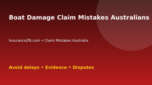 Boat Damage Claim Mistakes Australians Should Avoid - Australian insurance claim guide