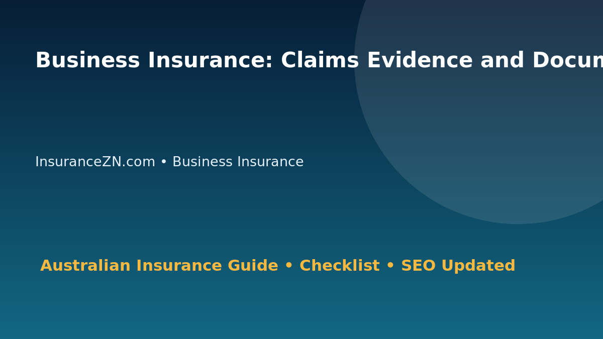 Business Insurance: Claims Evidence and Document Strategy for Australian Readers 2026 featured image