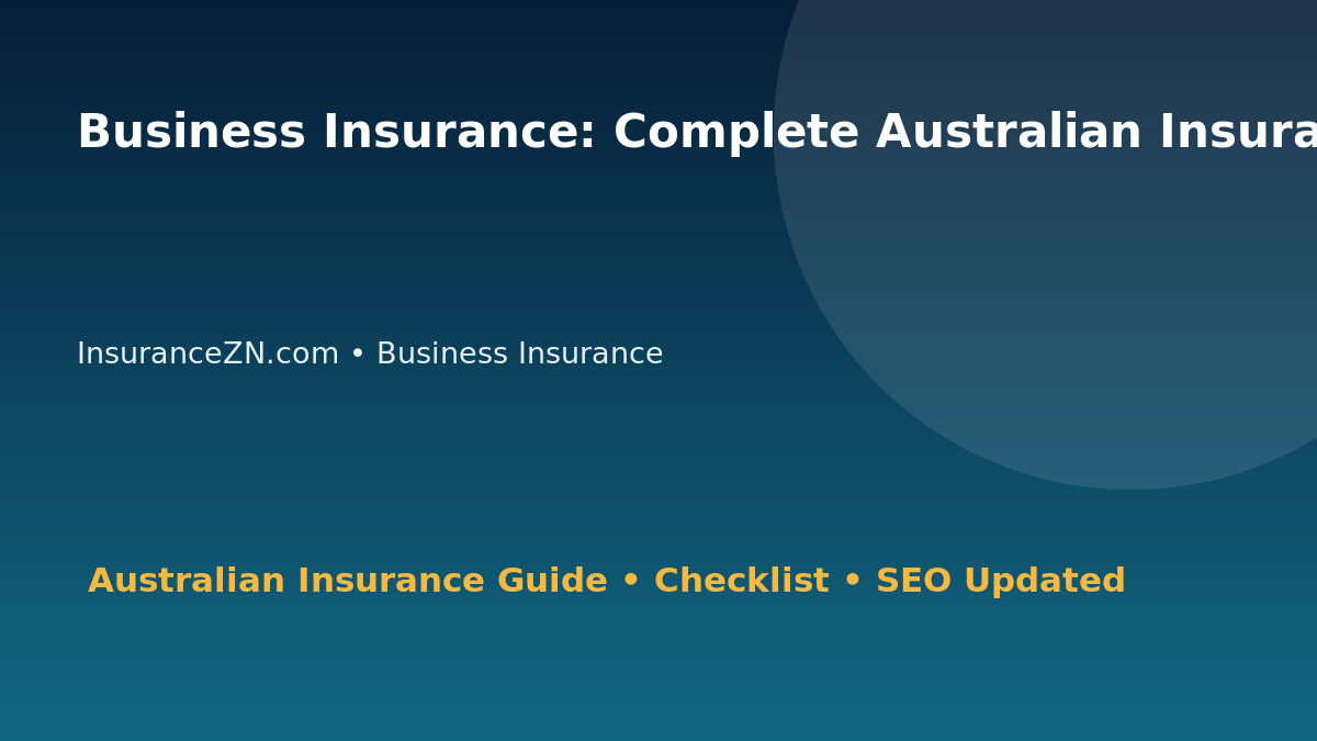 Business Insurance: Complete Australian Insurance SEO Guide for Australian Readers 2026 featured image