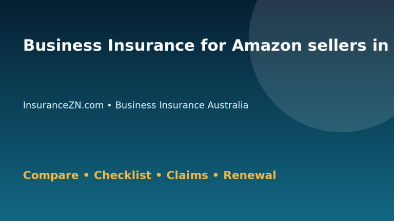 Business Insurance for Amazon sellers in Australia - Australian insurance guide