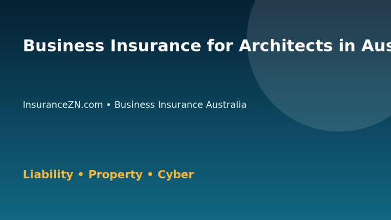 Business Insurance for Architects in Australia - Australian insurance guide
