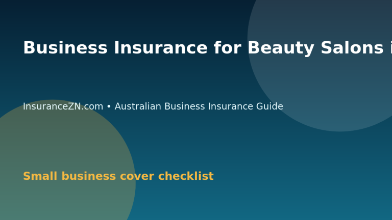 Business Insurance for Beauty Salons in Australia - Australian business insurance guide