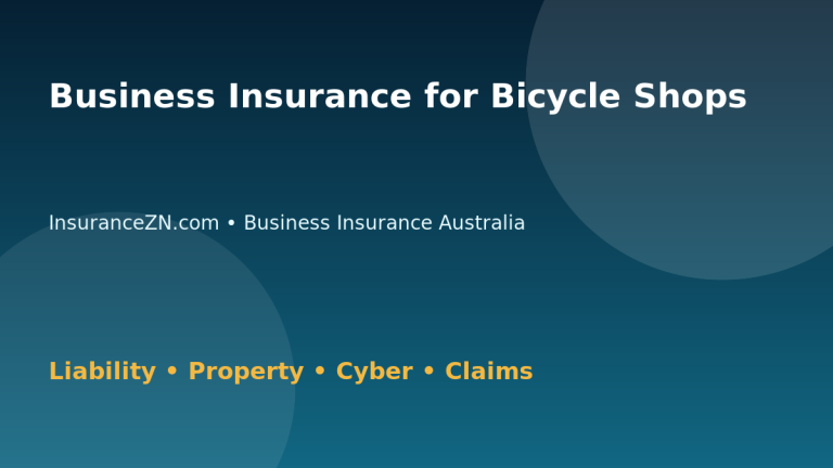 Business Insurance for Bicycle Shops - Australian insurance guide