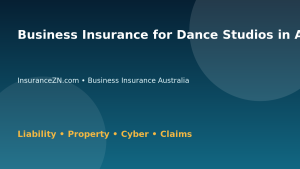 Business Insurance for Dance Studios in Australia - Australian insurance guide