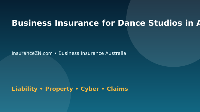 Business Insurance for Dance Studios in Australia - Australian insurance guide