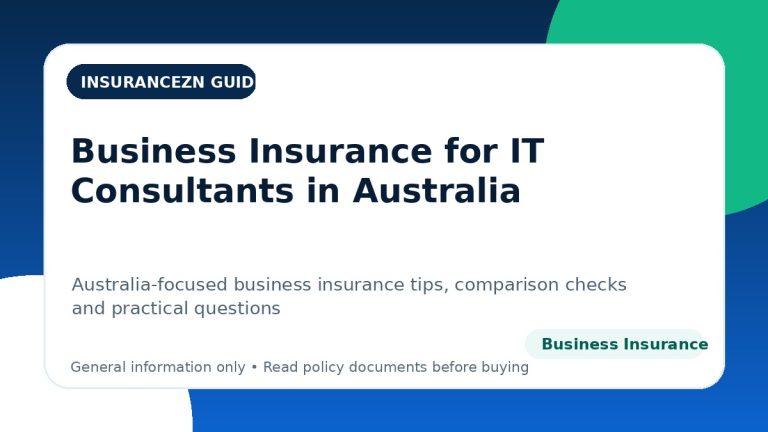 Business Insurance for IT Consultants in Australia - Australian business insurance guide