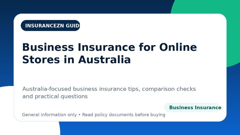 Business Insurance for Online Stores in Australia - Australian business insurance guide