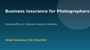 Business Insurance for Photographers in Australia - Australian business insurance guide