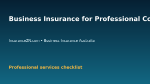 Business Insurance for Professional Coaches in Australia - Australian business insurance guide