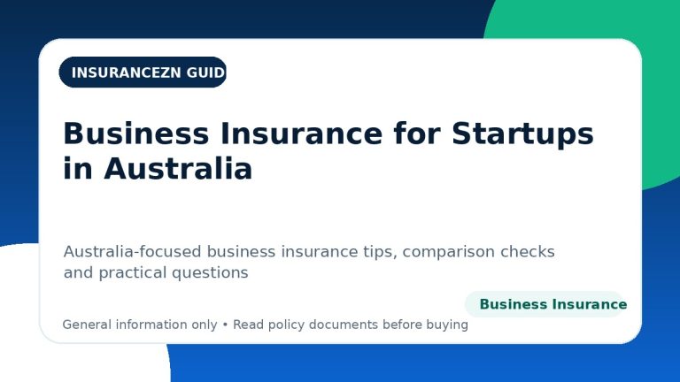 Business Insurance for Startups in Australia - Australian business insurance guide