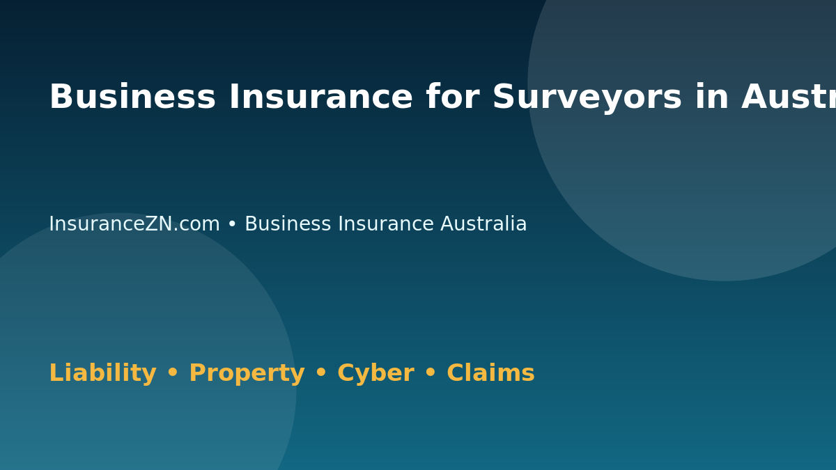 Business Insurance for Surveyors in Australia - Australian insurance guide