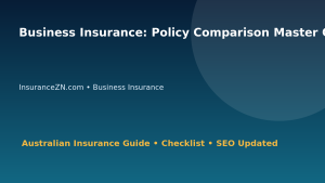 Business Insurance: Policy Comparison Master Checklist for Australian Readers 2026 featured image