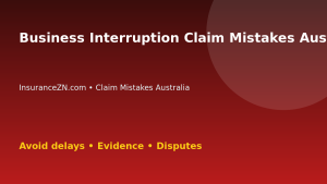 Business Interruption Claim Mistakes Australians Should Avoid - Australian insurance claim guide