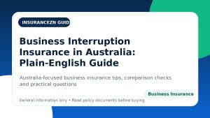 Business Interruption Insurance in Australia: Plain-English Guide - Australian business insurance guide