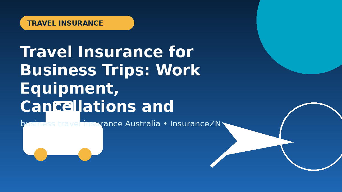 Travel Insurance for Business Trips: Work Equipment, Cancellations and Delays - travel insurance guide for Australian travellers