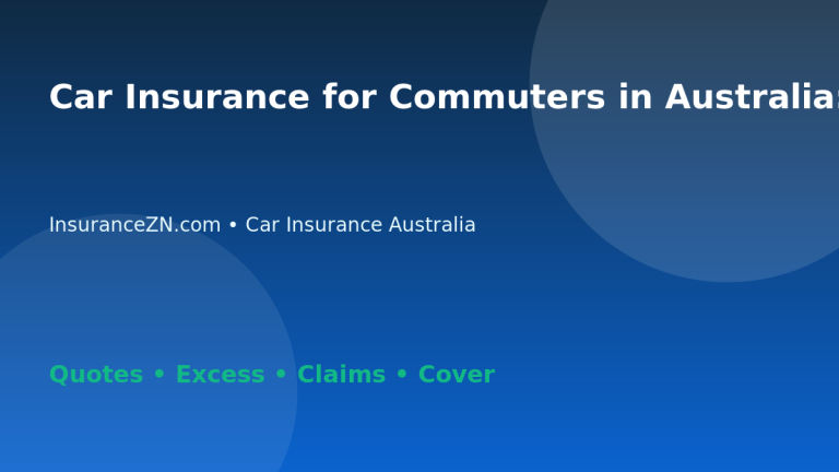 Car Insurance for Commuters in Australia: Daily Driving Checklist - Australian insurance guide