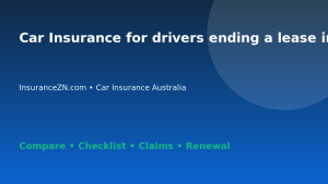 Car Insurance for drivers ending a lease in Australia - Australian insurance guide