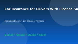 Car Insurance for Drivers With Licence Suspensions - Australian insurance guide