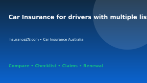 Car Insurance for drivers with multiple listed drivers in Australia - Australian insurance guide
