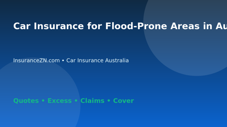 Car Insurance for Flood-Prone Areas in Australia - Australian insurance guide
