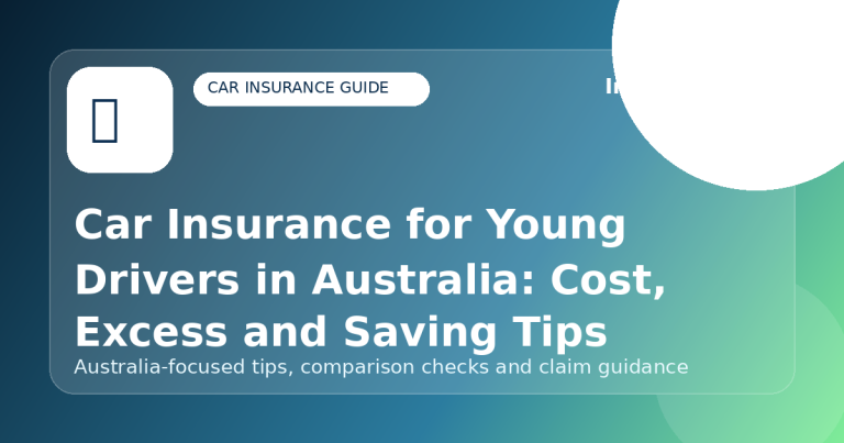 Car Insurance for Young Drivers in Australia: Cost, Excess and Saving Tips - Car insurance guide for Australian drivers