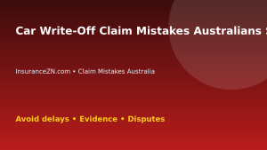 Car Write-Off Claim Mistakes Australians Should Avoid - Australian insurance claim guide