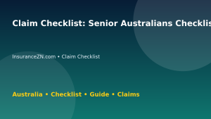 Claim Checklist: Senior Australians Checklist for Australian Readers 2026 - InsuranceZN Australian insurance guide