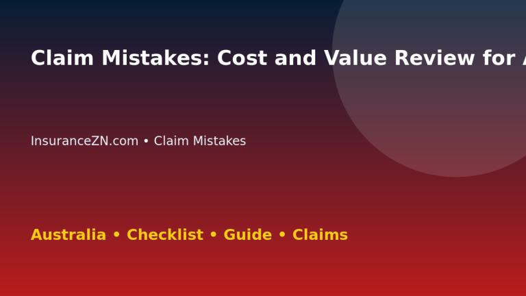 Claim Mistakes: Cost and Value Review for Australian Readers 2026 - InsuranceZN guide
