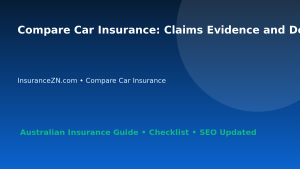Compare Car Insurance: Claims Evidence and Document Strategy for Australian Readers 2026 featured image