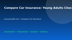 Compare Car Insurance: Young Adults Checklist for Australian Readers 2026 - InsuranceZN guide