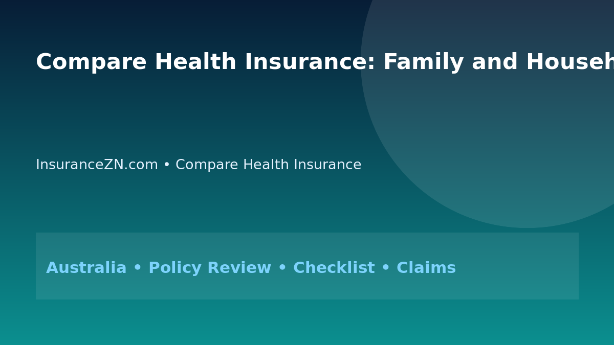 Compare Health Insurance: Family and Household Cover Planning for Australians 2026 - InsuranceZN Australian insurance guide