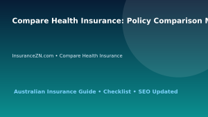 Compare Health Insurance: Policy Comparison Master Checklist for Australian Readers 2026 featured image