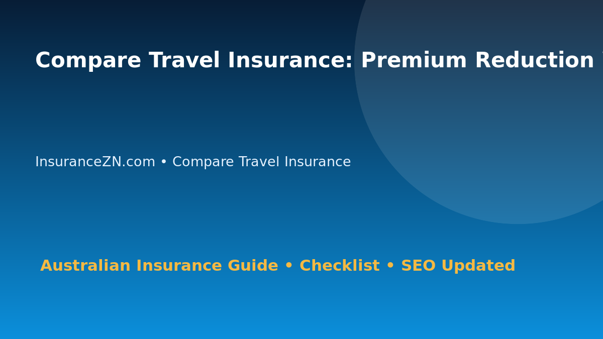 Compare Travel Insurance: Premium Reduction Without Losing Value for Australian Readers 2026 featured image