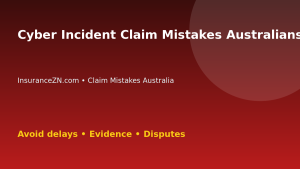 Cyber Incident Claim Mistakes Australians Should Avoid - Australian insurance claim guide