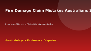 Fire Damage Claim Mistakes Australians Should Avoid - Australian insurance claim guide