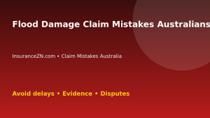 Flood Damage Claim Mistakes Australians Should Avoid - Australian insurance claim guide