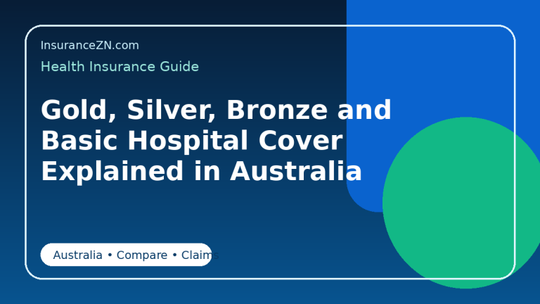Gold, Silver, Bronze and Basic Hospital Cover Explained in Australia - Australian health insurance guide