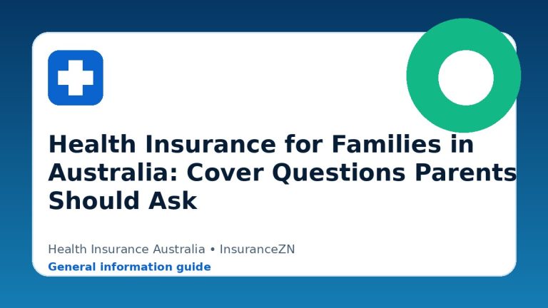 Health Insurance for Families in Australia: Cover Questions Parents Should Ask - Health insurance guide for Australian readers