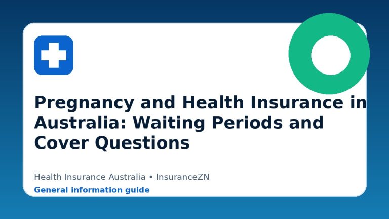 Pregnancy and Health Insurance in Australia: Waiting Periods and Cover Questions - Health insurance guide for Australian readers