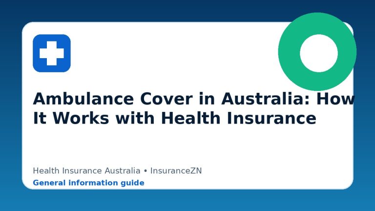 Ambulance Cover in Australia: How It Works with Health Insurance - Health insurance guide for Australian readers