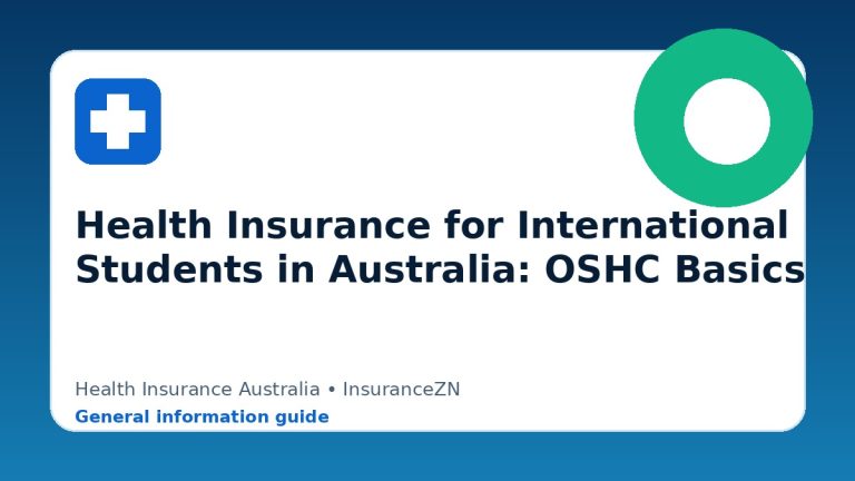 Health Insurance for International Students in Australia: OSHC Basics - Health insurance guide for Australian readers