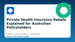 Private Health Insurance Rebate Explained for Australian Policyholders - Health insurance guide for Australian readers