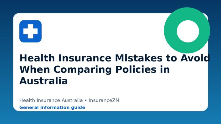 Health Insurance Mistakes to Avoid When Comparing Policies in Australia - Health insurance guide for Australian readers