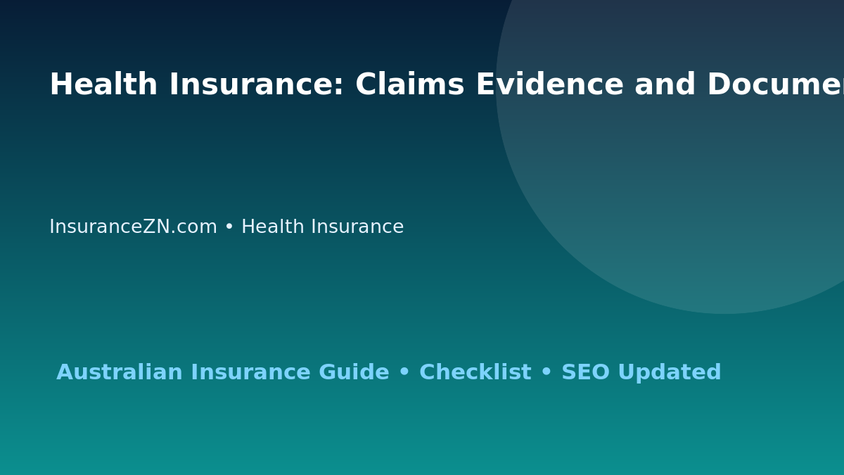 Health Insurance: Claims Evidence and Document Strategy for Australian Readers 2026 featured image
