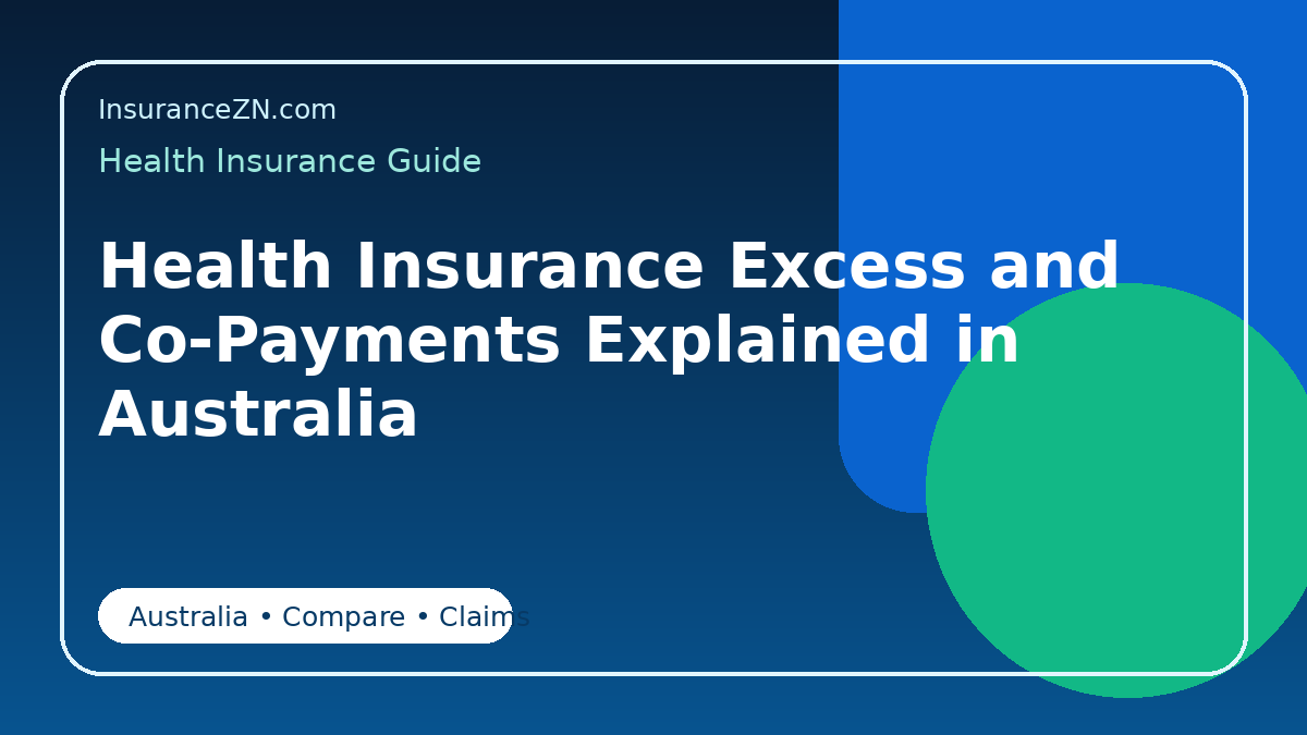 Health Insurance Excess and Co-Payments Explained in Australia - Australian health insurance guide